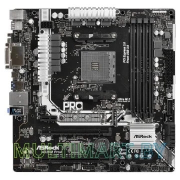 Материнская плата ASRock A320M Pro4
